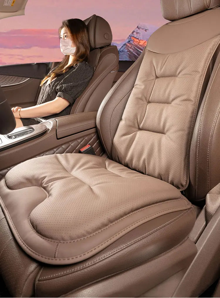 Universal Car Seat Cover Leather Cars Seat Waist Cushion Covers Four Season Auto Interior Seats  Protection Pad Car Accessorie sayaragear