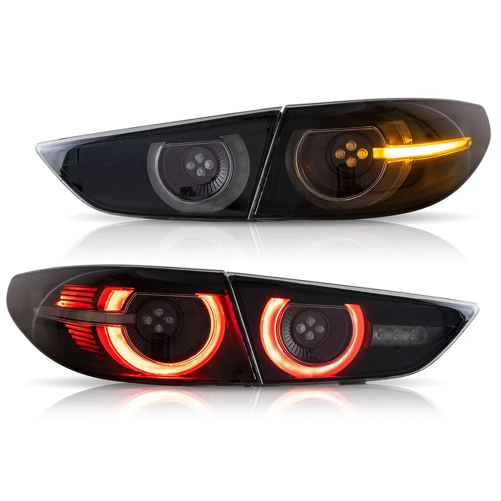 VLAND 19-22 Mazda3 Axela 4th Gen (BP) Sedan LED Tail Lights With Dynamic Welcome Lighting sayaragear