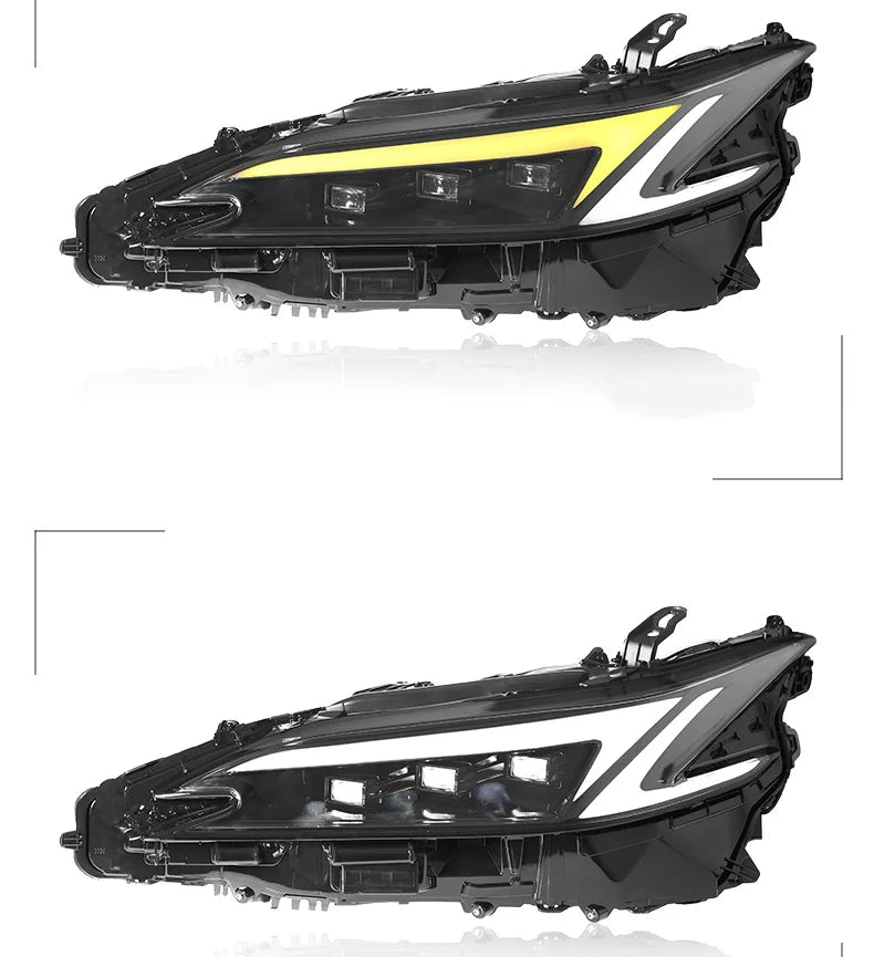 for 18-25 Lexus ES Headlight Assembly Lexus Modified with LED matrix Lens Daytime Running Light Steering sayaragear