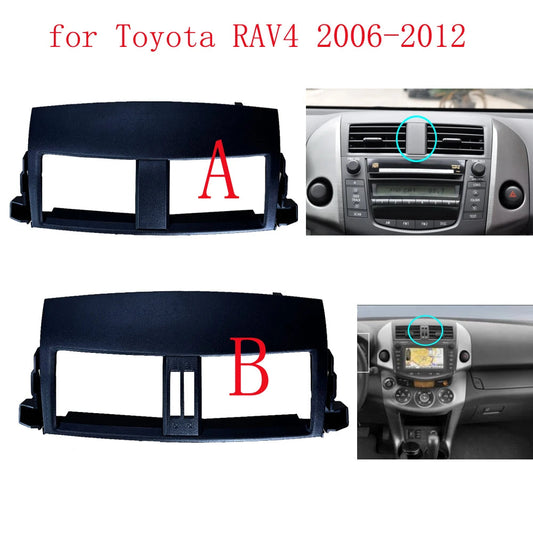 HAOCHEN Car Center Dash Air Outlet Grilles Panel Trim For Toyota RAV4 2007-2012 Car Replacement Accessories sayaragear