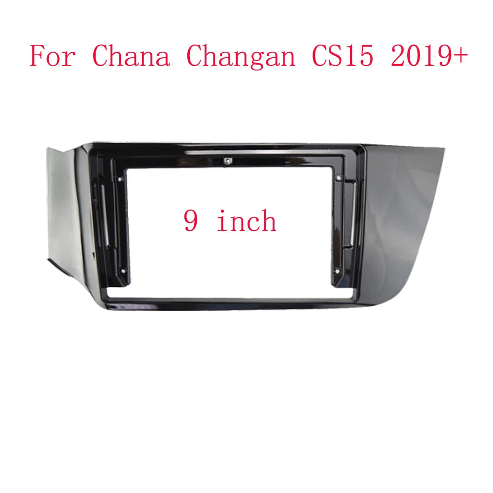 HAOCHEN 9 INCH Car Frame Fascia Android Radio Dash Fitting Panel Kit For Chana Changan CS15 2019+ sayaragear