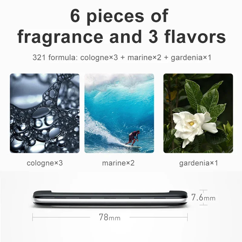 Baseus CarAir Freshener CarClip Fragrance For Auto Interior Accessories Mini Reuse Car Diffuser For Air VentCar Solid Perfume sayaragear