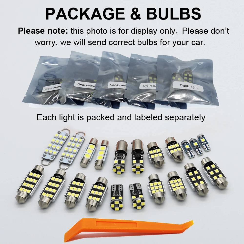 ZITWO No Error LED Interior Light Kit For VW Volkswagen Golf Jetta 3 4 5 6 7 MK4 MK5 MK6 MK7 Passat B5 B6 B7 CC Polo 6R 6C 9N sayaragear