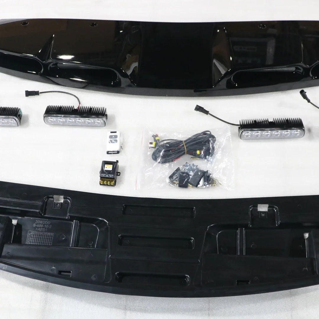 for Land Rover Defender Roof Rack Lights Off-Road Guard 4 Eye Searchlight Exterior Accessory Lamp Roofspot Retrofittingcustom sayaragear