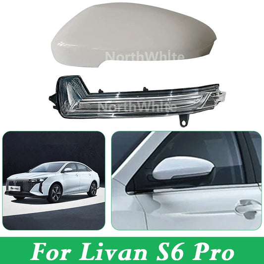 Rearview Mirror Housing For Geely Emgrand GL Livan S6 Pro Turn Signal Lamp Rearview Mirror Parts sayaragear
