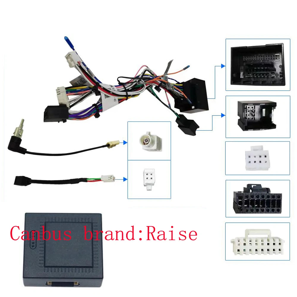 16PIN Android Radio Power Cord Wiring Harness Adapter Canbus For Opel Insignia Vauxhall Holden Insignia Buick Regal 2009-2013 sayaragear