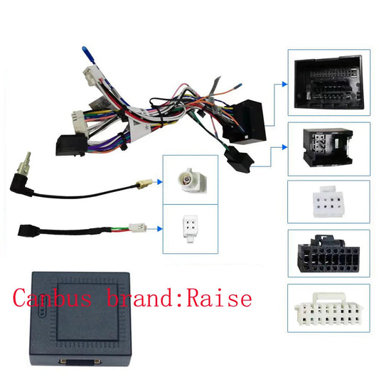 16PIN Android Radio Power Cord Wiring Harness Adapter Canbus For Opel Insignia Vauxhall Holden Insignia Buick Regal 2009-2013 sayaragear