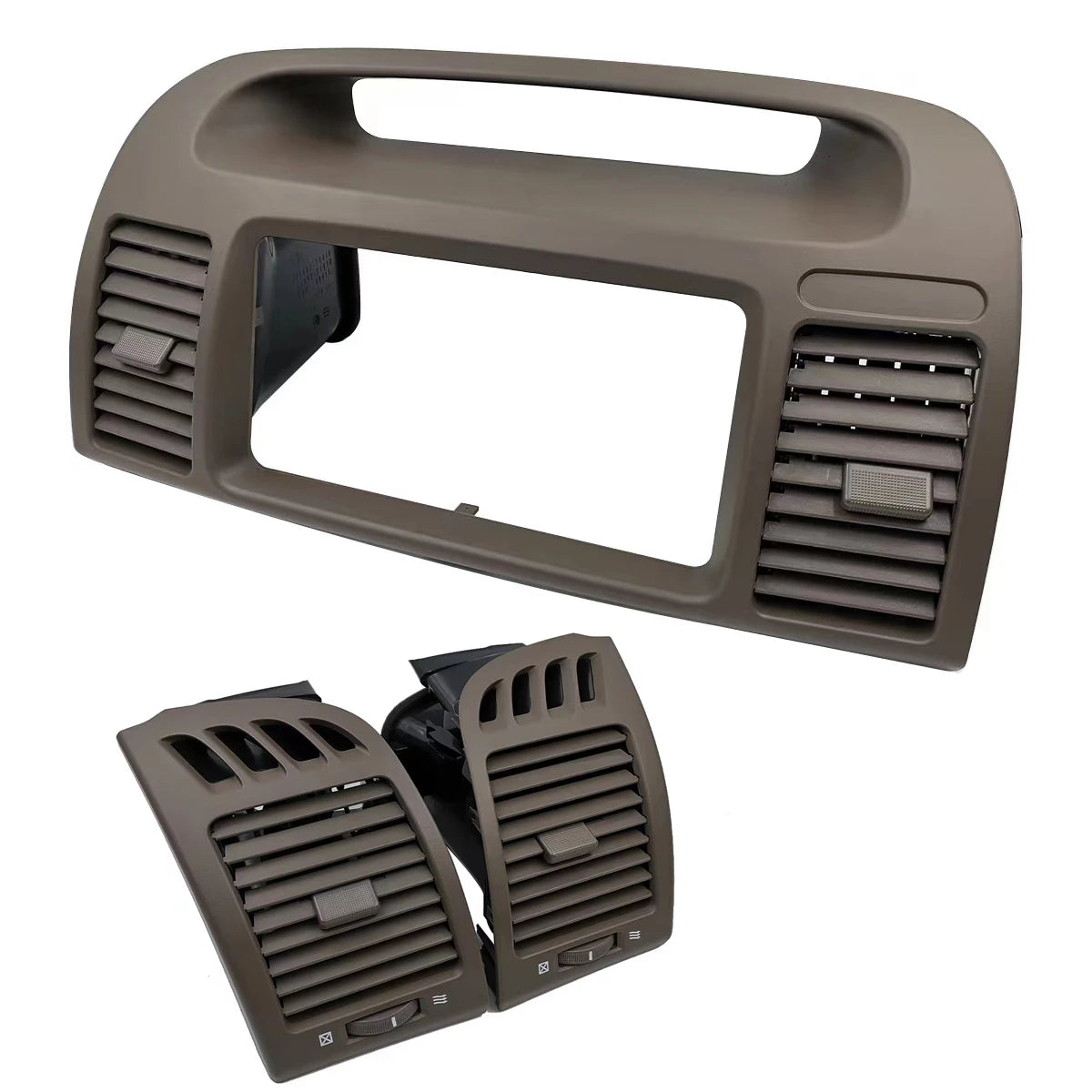 HAOCHEN-2 1 Pair Air Outlet Left Hand Drive Car Interior AC Air Grille Vent Cover Replacement For Toyota Camry XV30 2001 to 2006 sayaragear