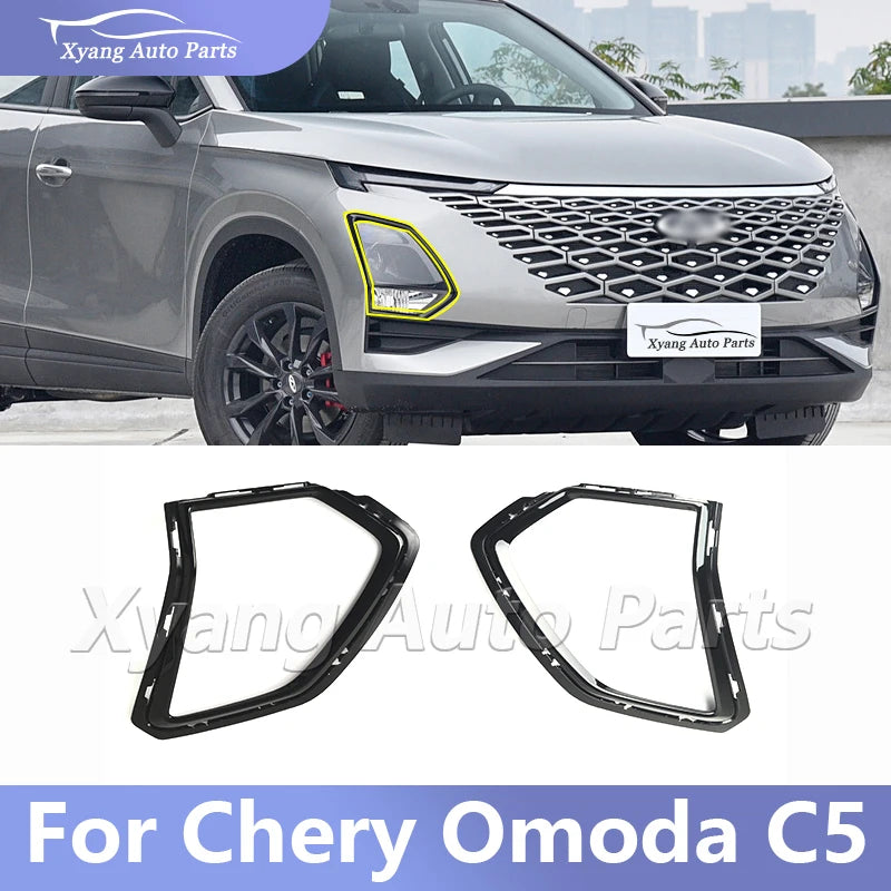 Headlight Decor Trim Cover Wheel Arch Trim  For Chery Omoda C5 602002158AA  602002159AA sayaragear
