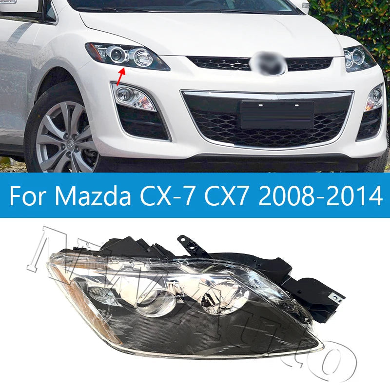 Front Headlight Head Light Headlamp For Mazda CX-7 CX7 2008-2014 Front Bumper  Headlight sayaragear