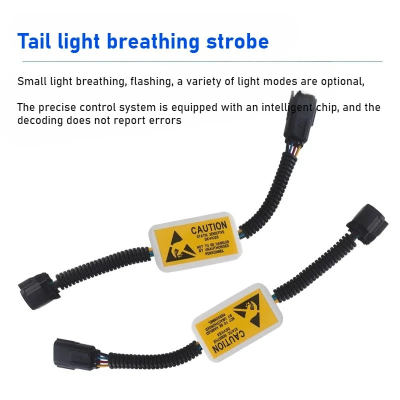For MG MG7 2023-2025 Breathing Tail Lights, Brake Flashlight, Strobe Light Converters, Wire-free Modified Exterior Accessories sayaragear