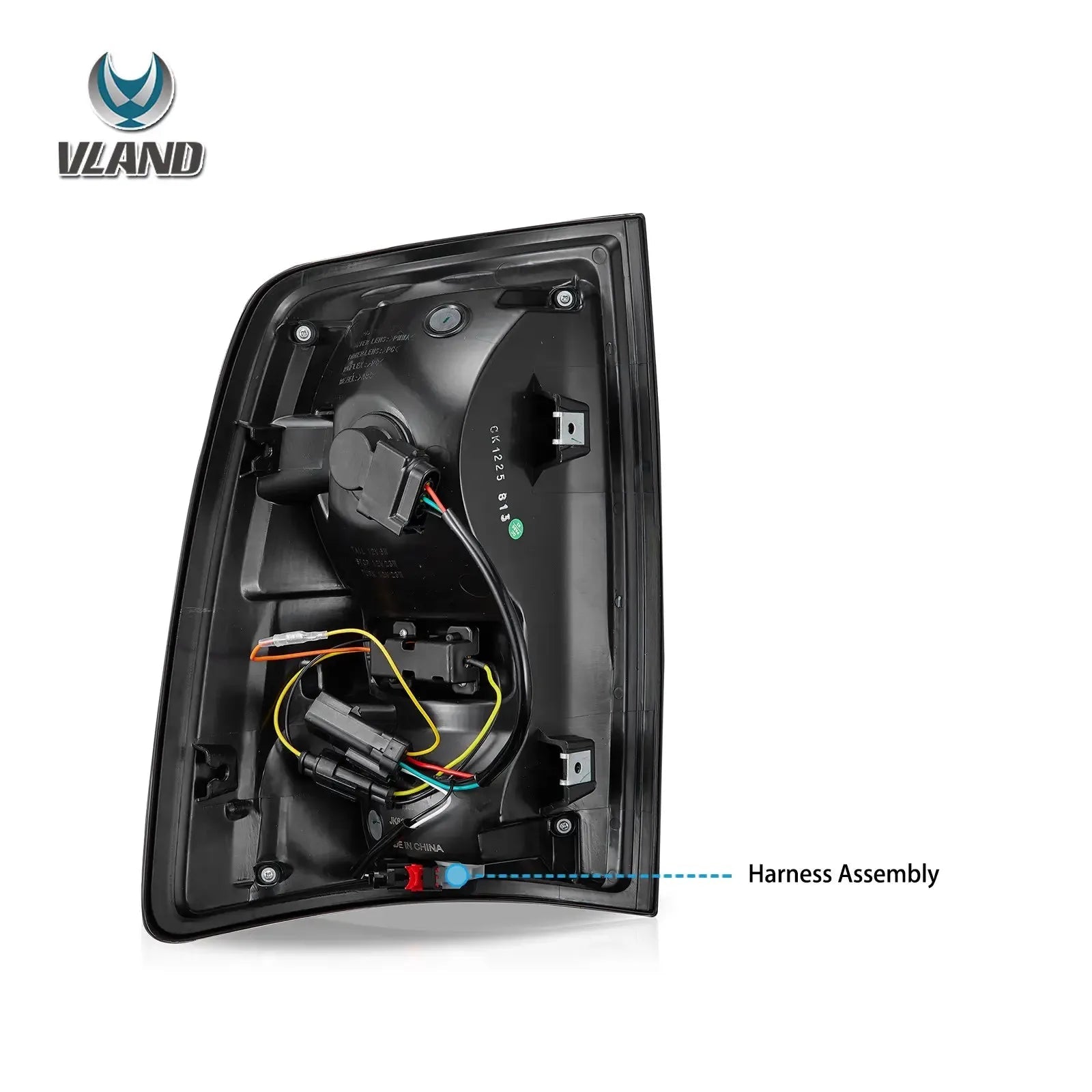 Vland 09-18 Ram 1500/2500/3500 LED Tail Lights Upgrade Assembly With Amber Turn Signal Lamp sayaragear