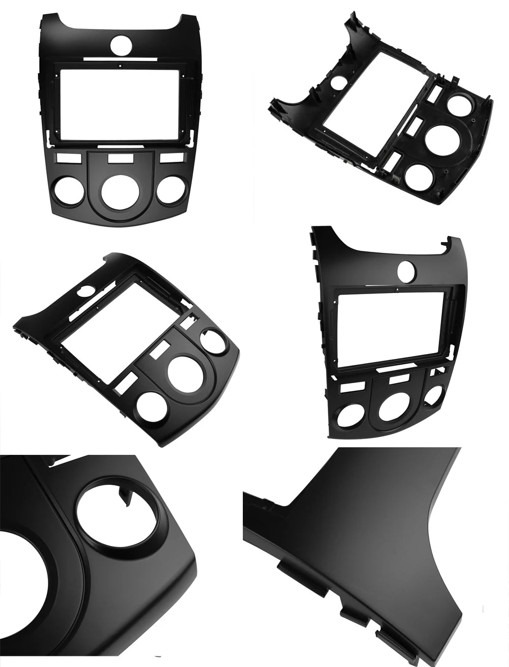 Car Frame Fascia Adapter Android Android Radio Dash Fitting Panel Kit For KIA Cerato Forte 2009-2017 sayaragear
