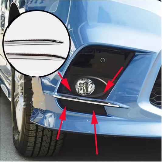 For SAIC Maxus G10 fog light frame light strip front bar light strip decoration silver light strip original sayaragear