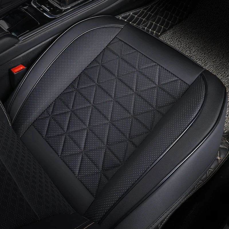 New Front Car Seat Cover PU Leather Cars Seat Cushion Automobiles Seat Protector Universal Car Chair Pad Mat Auto Accessories sayaragear