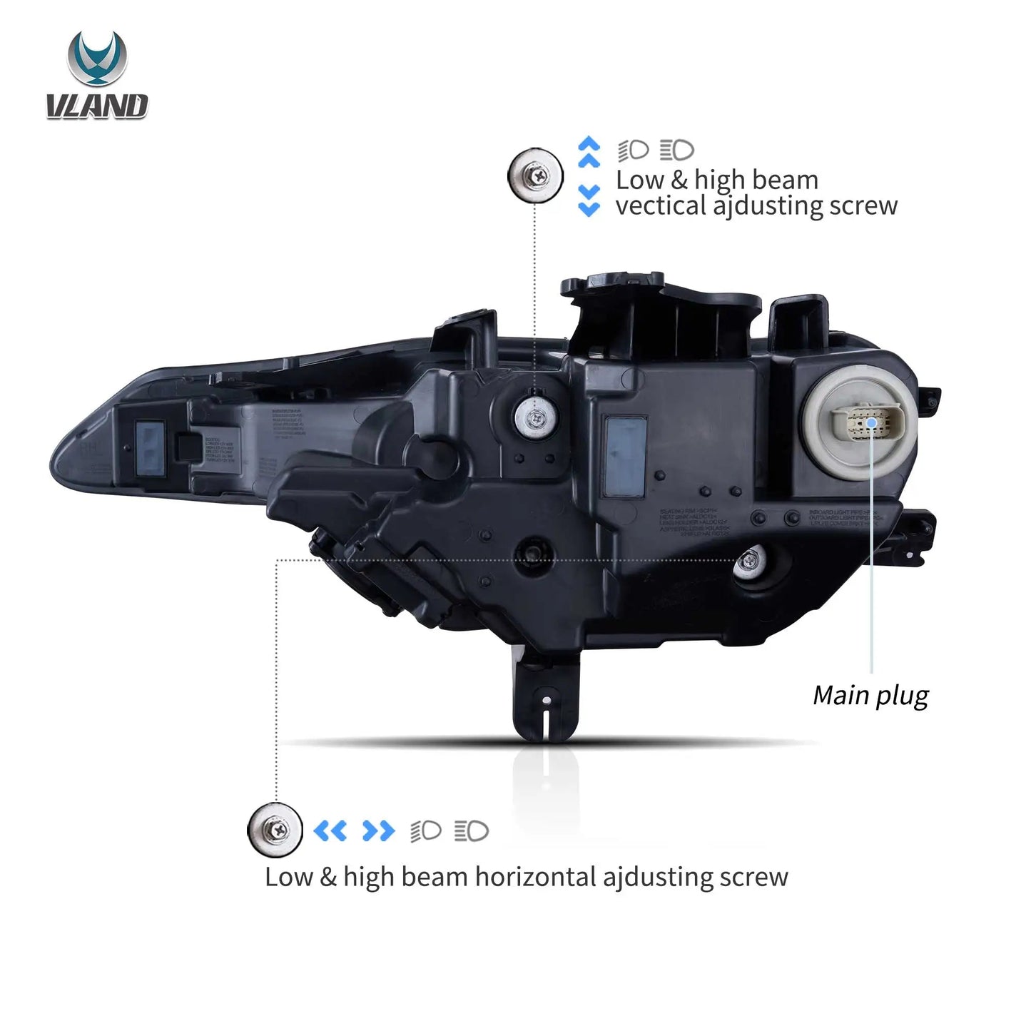 Vland 2018-2024 Camaro SS/RS LED Headlights Assembly Upgrade sayaragear