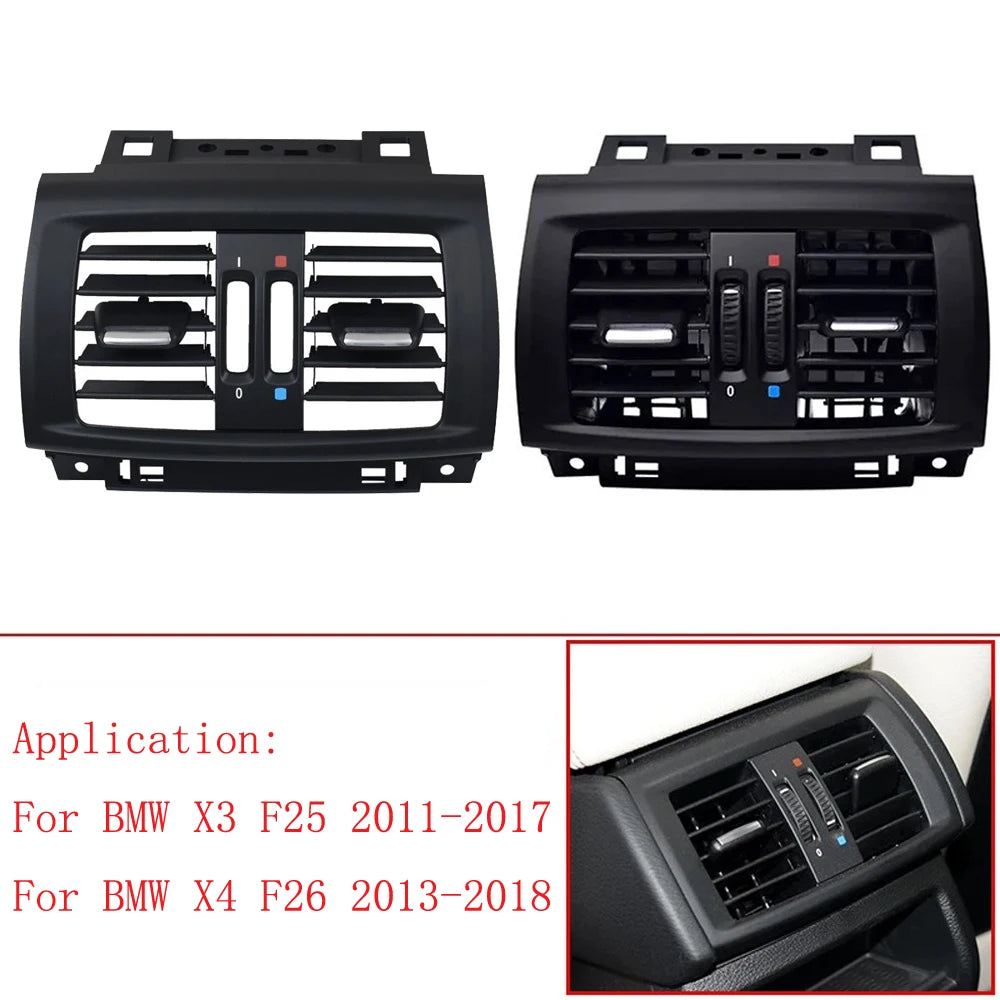 Car Rear AC Fresh Air Conditioning  Vent Grille Cover Outlet Assembly Or Panel For BMW X3 X4 F25 F26 2011-2018 64229200888 sayaragear
