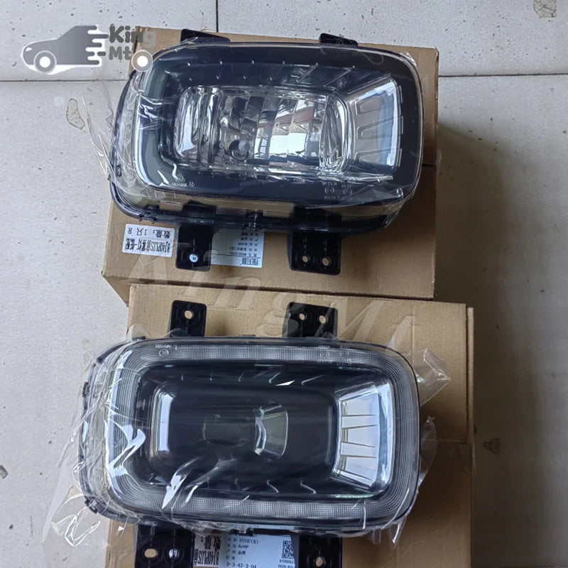 For BAIC BJ40C BJ40 PLUS Foglight Fog Light Assembly LED/ Halogen Front Bumper Fog Lamp Kit Replacement with Waterproof Housing sayaragear