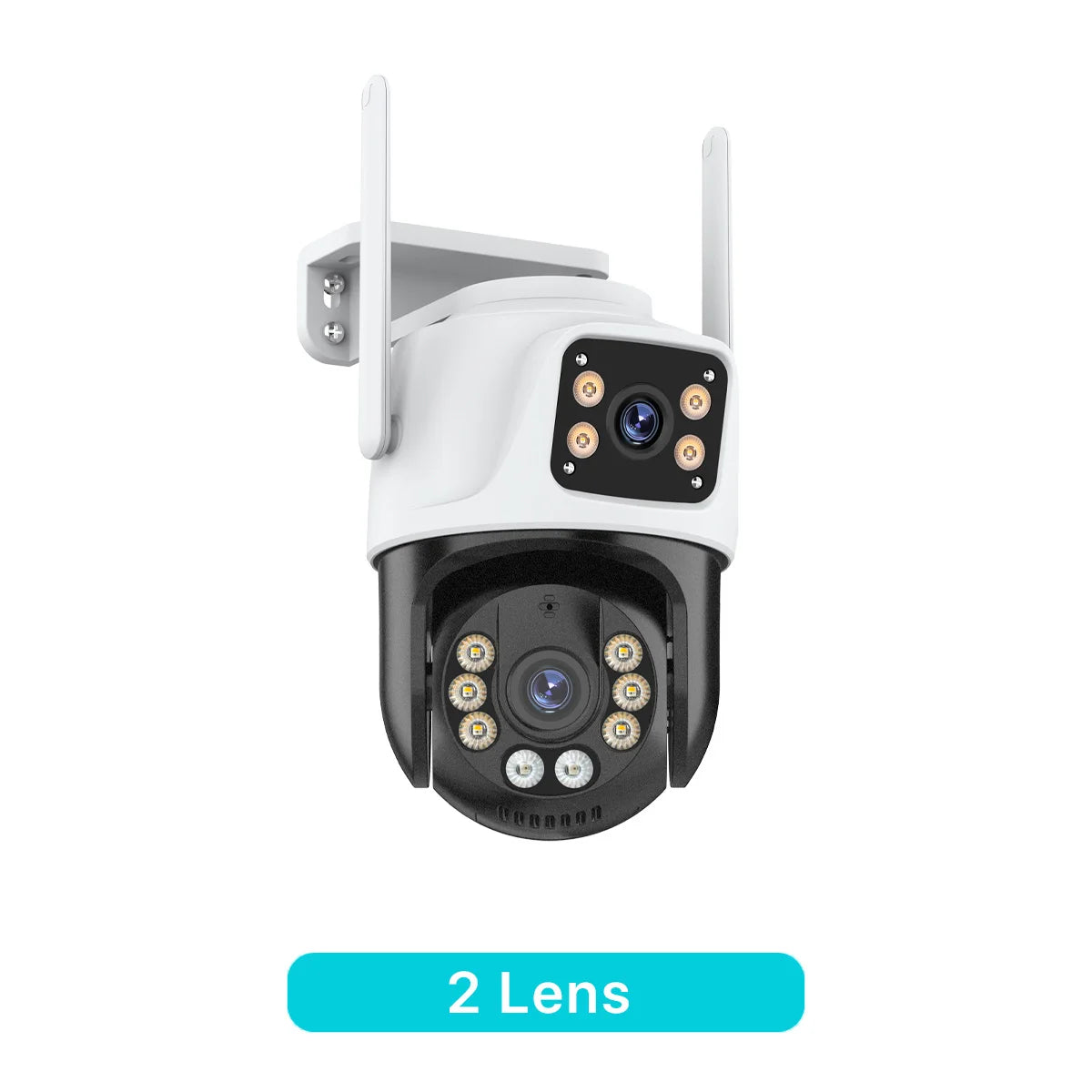Three Lens PTZ IP Camera Outdoor HD Three Screen WiFi Security Camera Auto Tracking Dual Len Wirelss CCTV Camera iCsee sayaragear