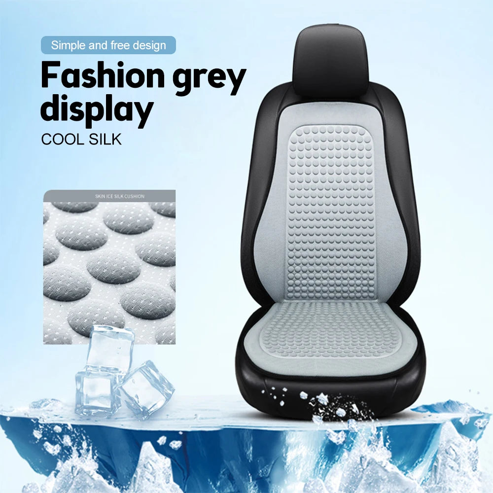 TIMOTRAS Car Cushion Summer Cool Cushion Ice Silk Seat Cover Car Cushion Seasonal Universal Cool Cushion sayaragear