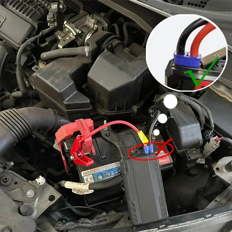 4000A/2000A/600A Portable Car Jump Starter PowerBank Booster Charger 12V Starting Device Petrol Diesel Car Booster JumpStarter sayaragear