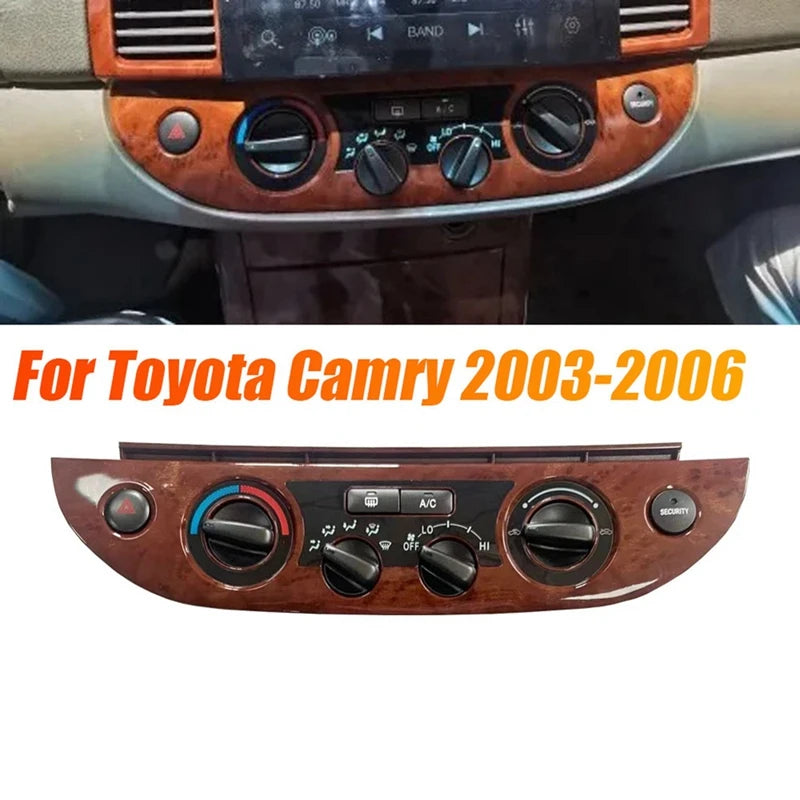 For Toyota Camry 2003-2006 Parts Dashboard Climate Control Heater Air Conditioning A/C Switch Panel Bezel Vent Button Assembly sayaragear