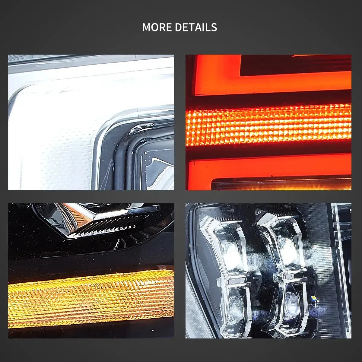 Vland 21-23 F150 14th Gen Projector Full LED Matrix Headlights Upgrade with Enhanced Brightness and Modern Design sayaragear