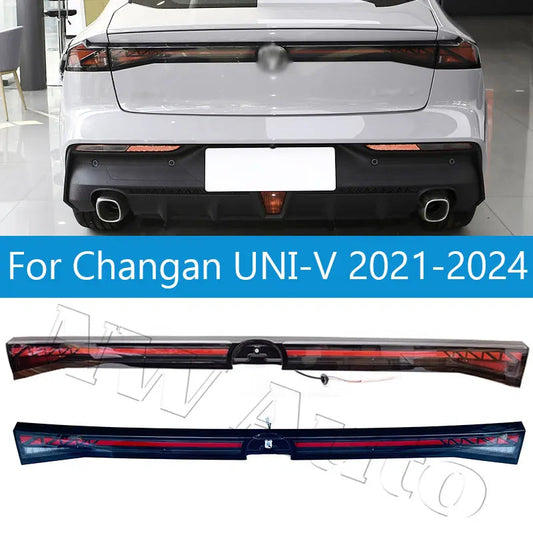 Car Rear Tail Light  For Changan UNI-V 2021-2024 Brake Light Rear Center Light Car Accessories sayaragear