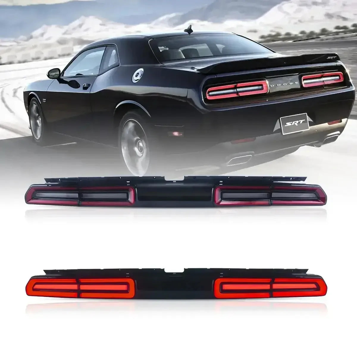 Vland 08-14 Challenger 3rd Gen (LC) Pre-Facelift Tail Lights With Sequential Turn Signal sayaragear