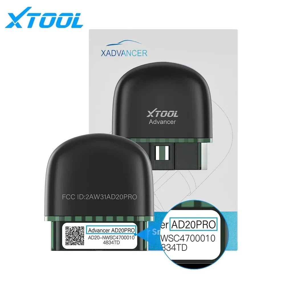 XTOOL Advancer AD20PRO OBD2 Bluetooth Scanner Full System Car Diagnostic Tool obd2 Scanner Oil Reset & Battery Tests Code Reader sayaragear