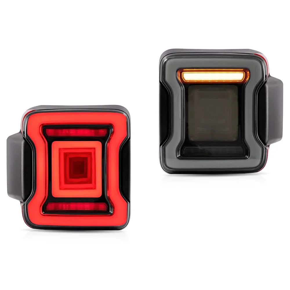 Vland 18-22 Wrangler 4th Gen (JL) & 19-22 Jeep Gladiator (JT) LED Tail Lights With Sequential Turn Signal sayaragear