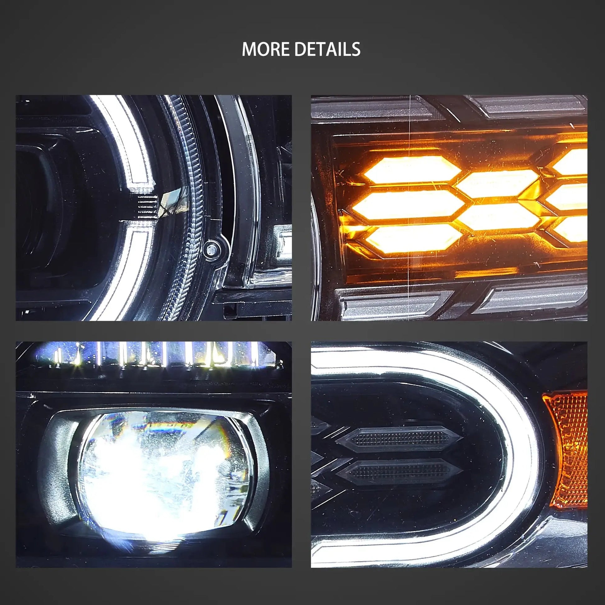 Vland 06-23 FJ Cruiser XJ10 Full LED Upgrade Headlights-Bright, Durable&Stylish sayaragear