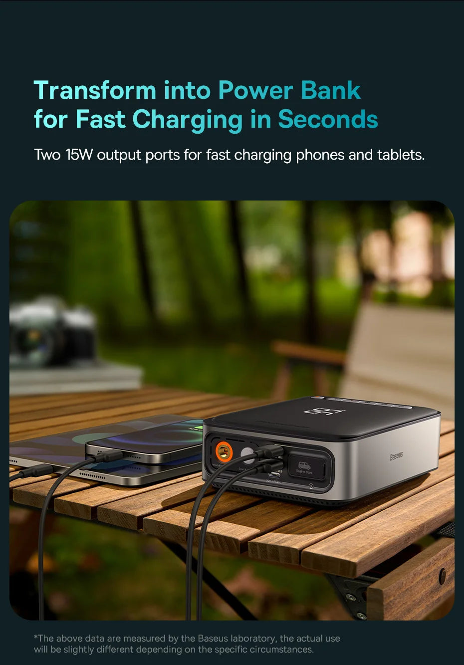 Baseus 2 In 1 Car Jump Starter Power Bank Air Compressor Inflator Pump 1000A Portable Power Station Car Battery Charger Booster sayaragear