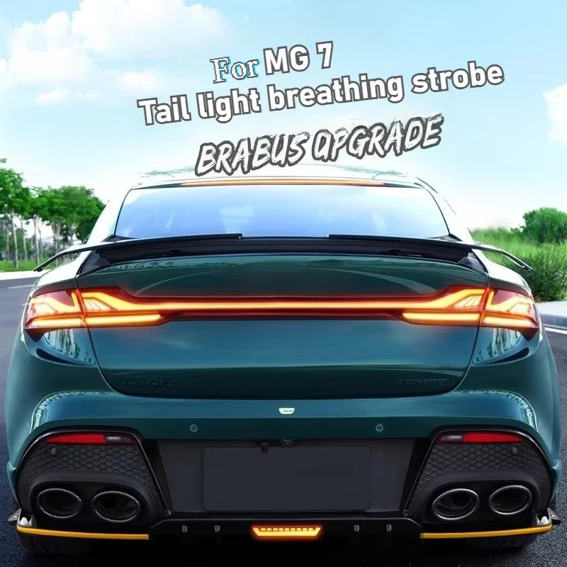 For MG MG7 2023-2025 Breathing Tail Lights, Brake Flashlight, Strobe Light Converters, Wire-free Modified Exterior Accessories sayaragear