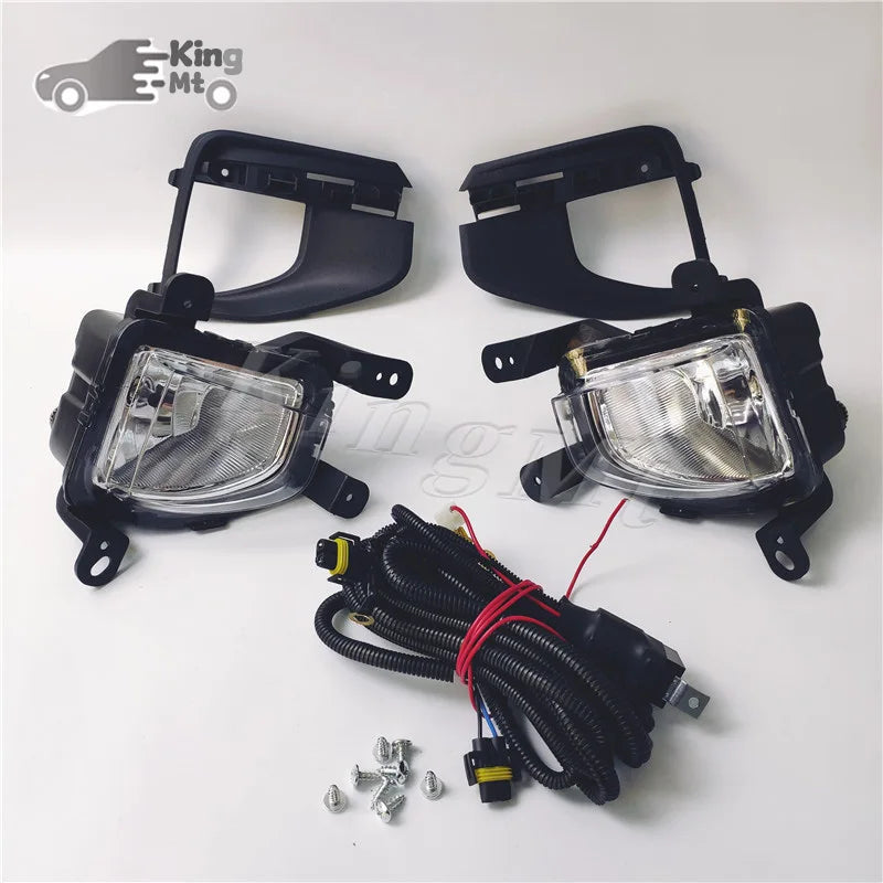 For Changan CS35 PLUS Foglight Fog Light Assembly Halogen Front Bumper Fog Lamp Kit Replacement with Waterproof Housing sayaragear
