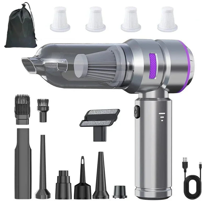 Car Vacuum Cleaner High Power Portable Handheld Wireless Brushless Motor Cleaning Machine Powerful Air Duster for Home Appliance sayaragear