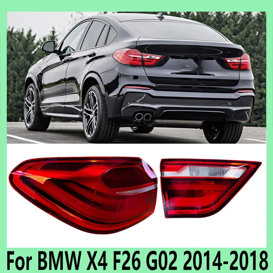 For BMW X4 F26 G02 2014-2017 2018 Auto Parts Rear Tail Light Assembly Turn Signal Brake Warning Light 63217331283 63217331279 - sayaragear