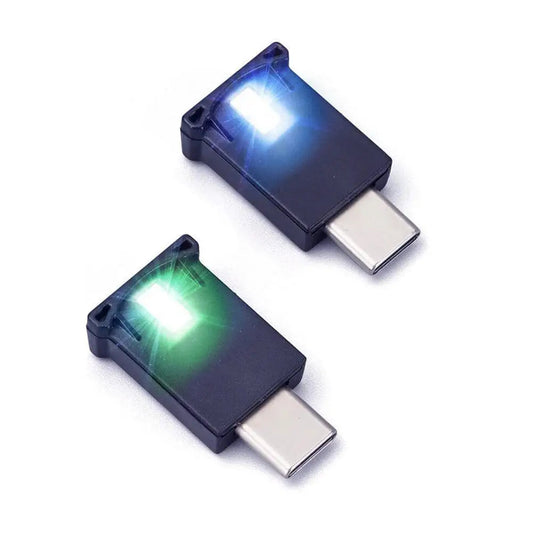 Type-C Adjustable Interior Atmosphere Lamp Car Interior Lamp LED Ambient Light 8 Colors RGB Dynamic Gradient Brightness sayaragear