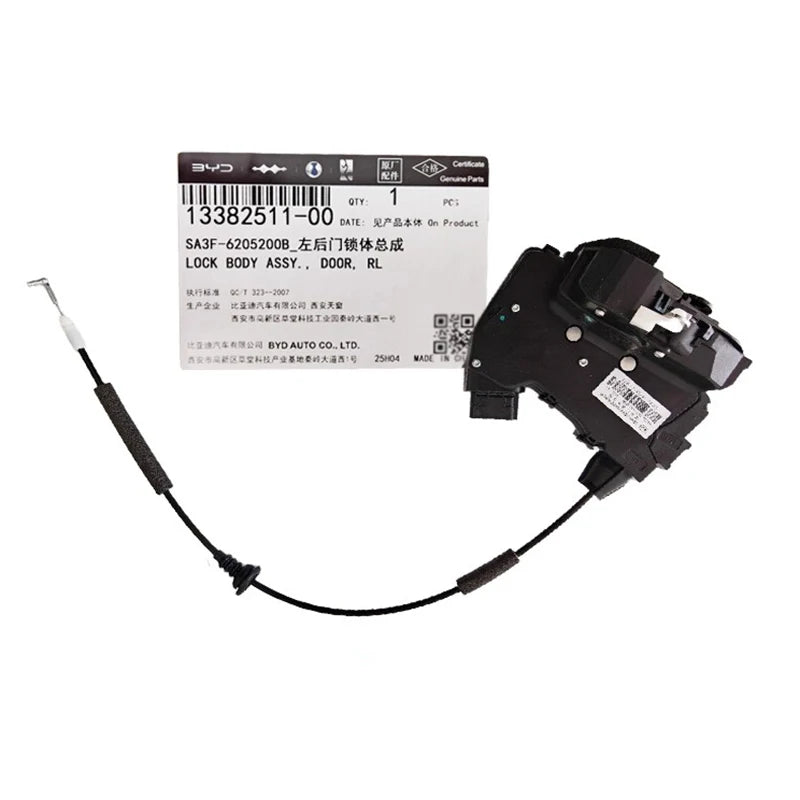 Door Lock Body Assy for BYD SONG PLUS / PLUS DM-i / PLUS EV Door Lock Device Car Accessories sayaragear
