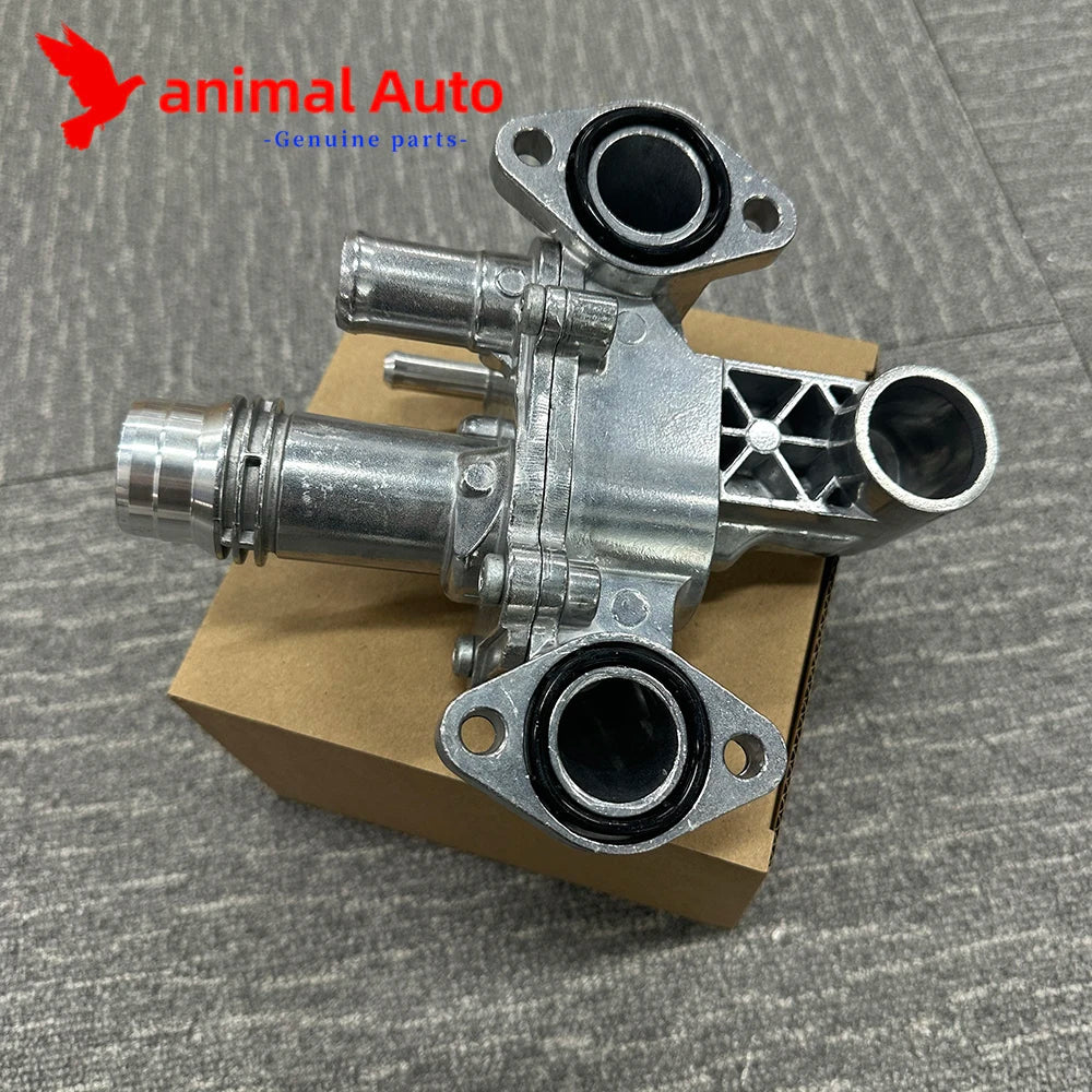 Aluminum thermostat for Land Range Rover Sport Discovery LR3 LR4 Jaguar XF 2.7 3.0 diesel Housing Water Outlet LR073372 sayaragear