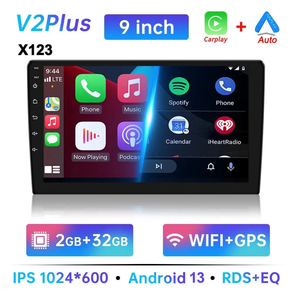 7/9/10 inch Universal Android 13 Car Radio 32G/64G Autoradio android 2 Din car radio GPS BT Central Multimedia Smart car systems sayaragear