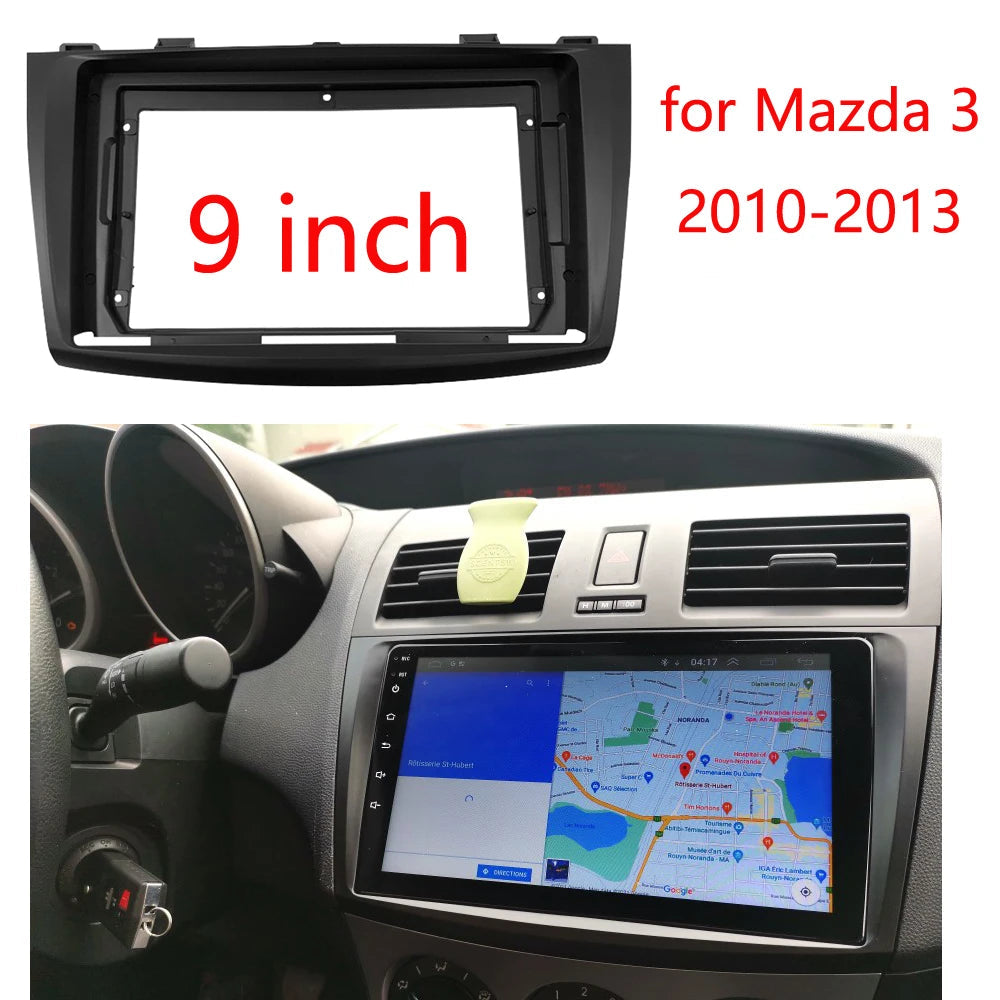 Car Radio Panel Mounting for Mazda 3 Axela 2009 2010 2011 2012 2013 GPS Stereo DVD Install Dash Panel Mounting Bezel Frame Kit sayaragear