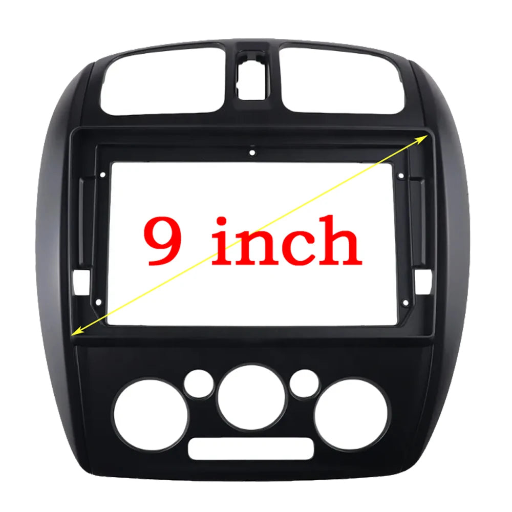 2Din Audio Face Plate Facia Frame For Mazda 323 Premacy Ford Laser 9 inch Big Screen Radio Stereo Panel Dash Mount Refitting Ki sayaragear