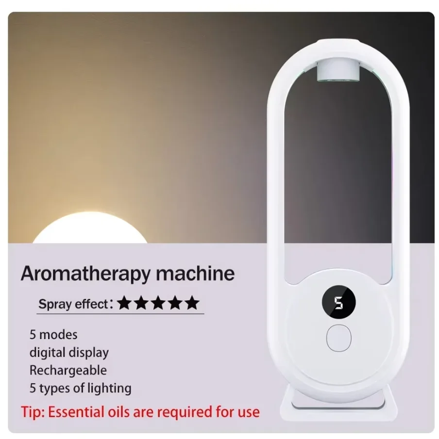Automatic Home Fragrance Machine Essential Oil Diffuser Nebulizer Perfume Scent Machine for Kitchen and toilet deodorization sayaragear