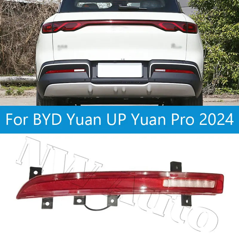 Rear Bumper Light For BYD Yuan UP Yuan Pro 2024 Rear Fog Light Fog Lamp Waring Light sayaragear