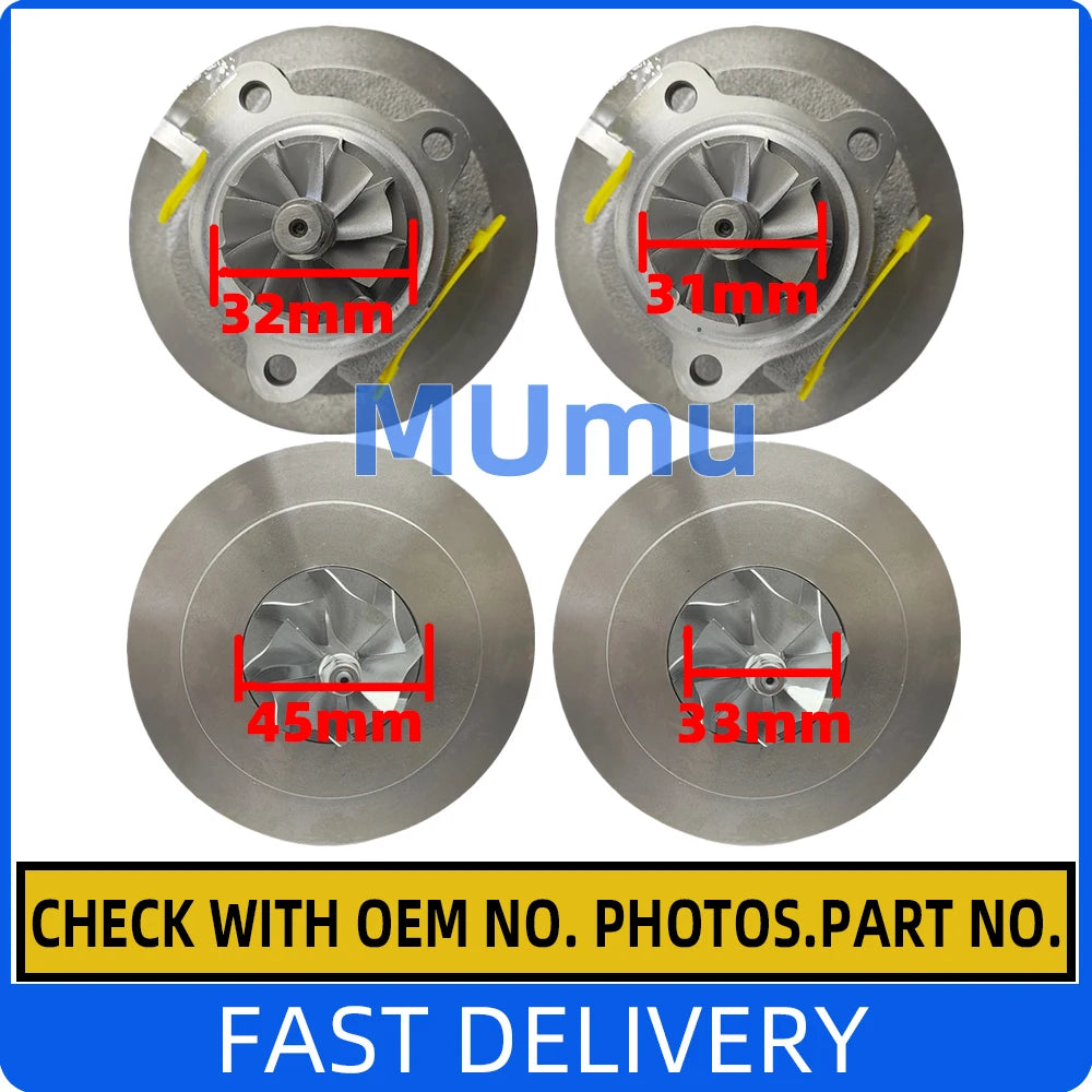 Turbine Cartridge 54399700088 54399700089 For BMW 335D 535D 635D X3 X5 X6 3.5D M57D30TU2 2007- sayaragear