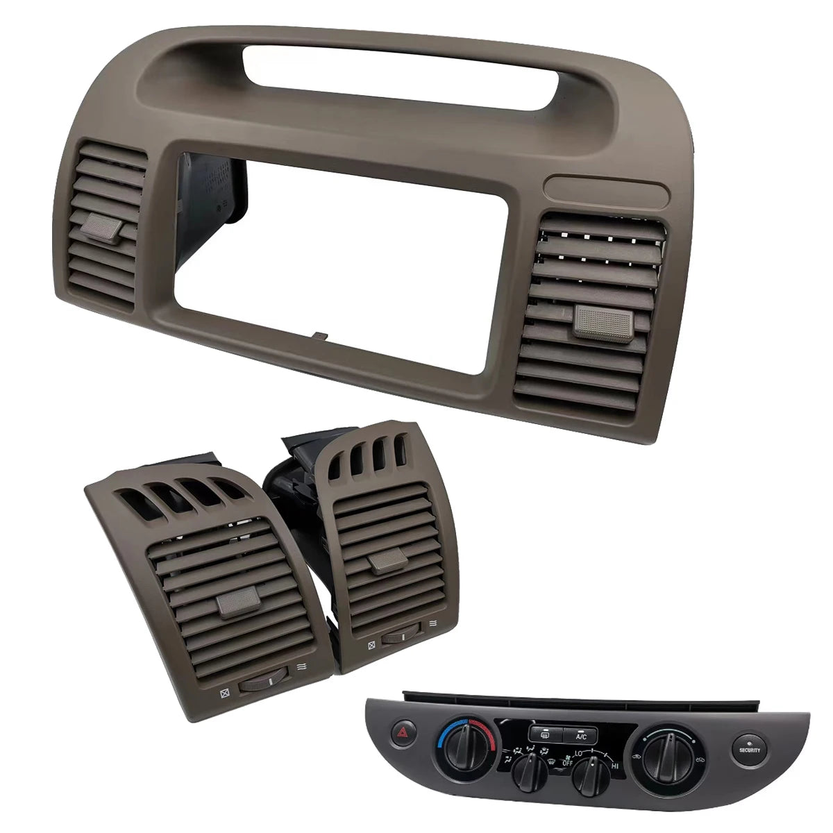 Air vent outlet Radio Dashboard For Toyota Camry 5 2002 2003 2004 2005 2006 Fascia Auto Stereo Panel CD DVD Interior Accessories sayaragear