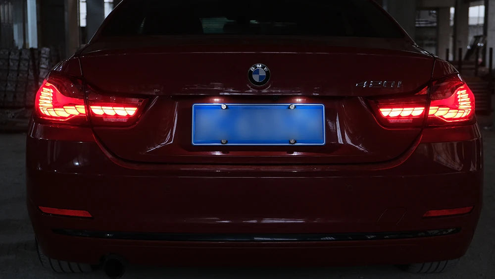 Vland 14-20 BMW 4 Series F32 F33 F36 M4 F82 F83 Full LED Tail Lights GTS Style Rear Lamp Assembly Plug and Play Upgrade Replacem sayaragear
