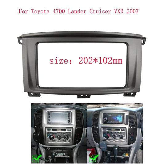 7 Inch Car Radio Stereo Frame For Toyota 4700 Lander Cruiser VXR 2007 2Din Frame Fascia Dash Panel Installation Kits sayaragear