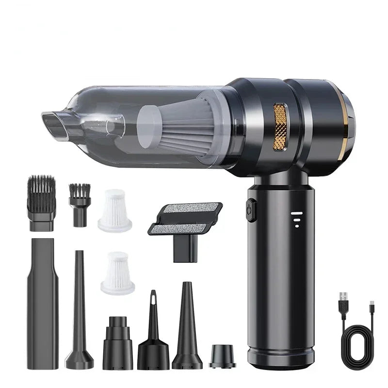 Car Vacuum Cleaner High Power Portable Handheld Wireless Brushless Motor Cleaning Machine Powerful Air Duster for Home Appliance sayaragear